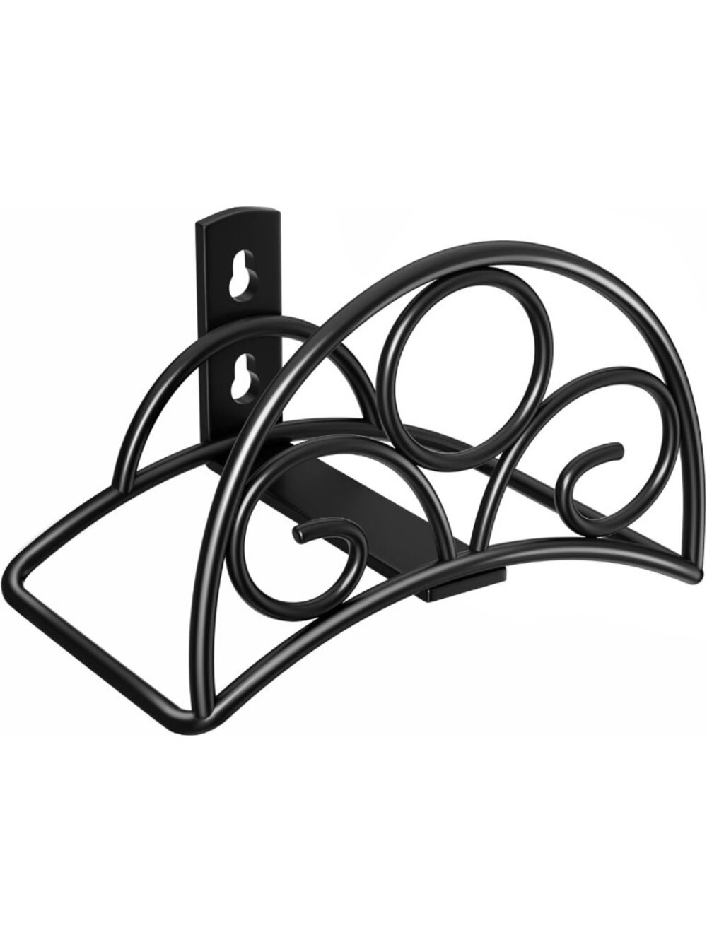 Heavy Duty Wall Mounted Metal Hose Holder - Garden Hose Hanger for Cords